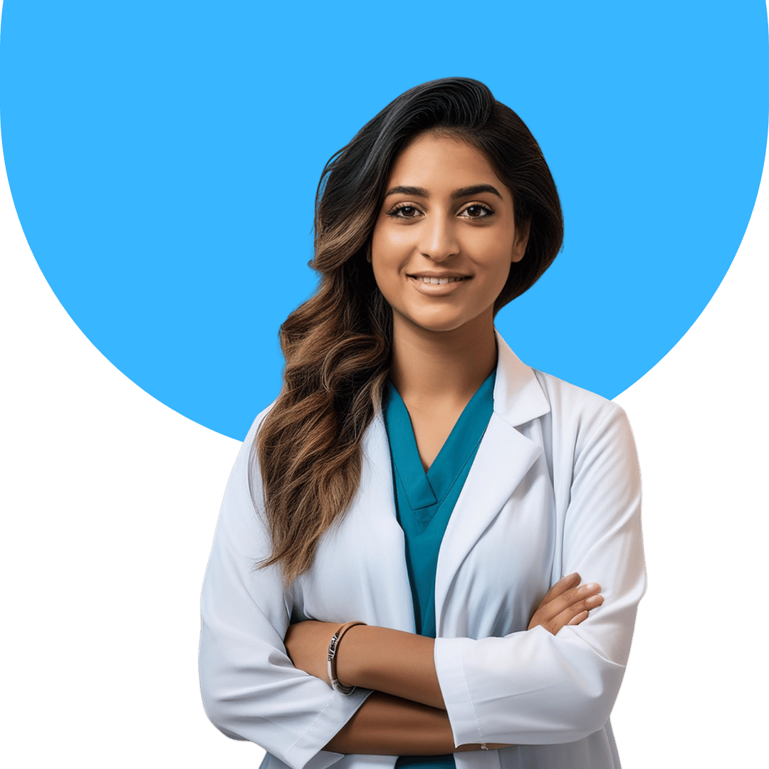 Professional woman in pharmaceutical industry